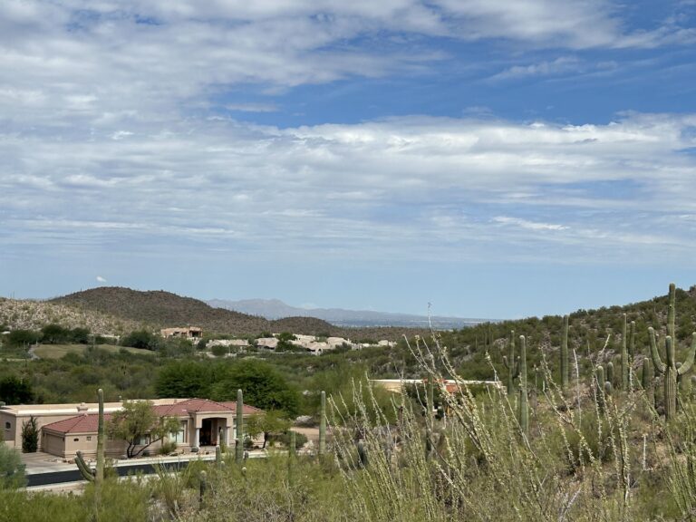 Peaceful Starr Pass Setting with City and Mountain Views